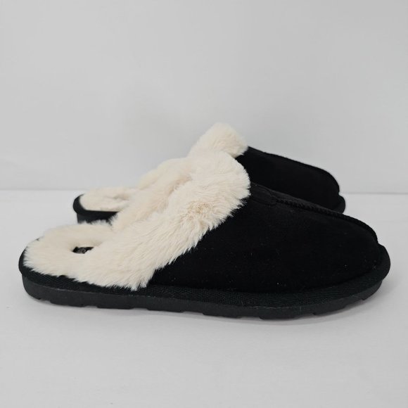 Forever 21 Black and Cream Mules - Picture 1 of 9